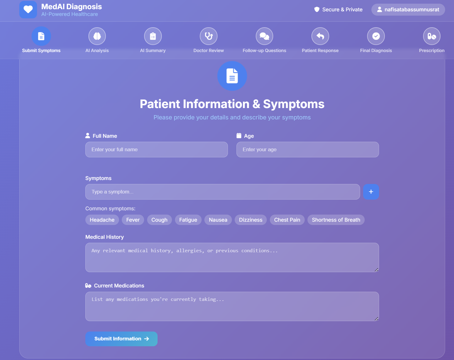 MedAI Diagnosis
